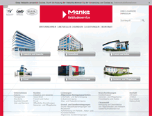 Tablet Screenshot of menke-gs.de